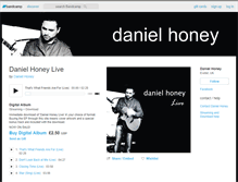 Tablet Screenshot of danielhoney.bandcamp.com