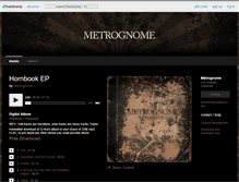 Tablet Screenshot of metrognomela.bandcamp.com