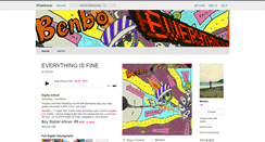 Desktop Screenshot of benbo.bandcamp.com