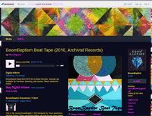 Tablet Screenshot of boombaptist.bandcamp.com