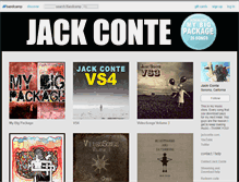 Tablet Screenshot of jackconte.bandcamp.com