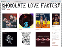 Tablet Screenshot of chocolatelovefactory.bandcamp.com