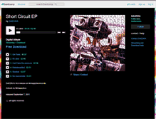 Tablet Screenshot of daedra.bandcamp.com