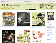 Tablet Screenshot of 20minuteloop.bandcamp.com