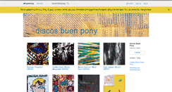 Desktop Screenshot of discosbuenpony.bandcamp.com