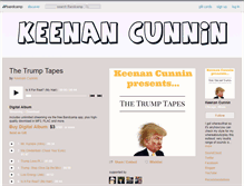 Tablet Screenshot of keenancunnin.bandcamp.com