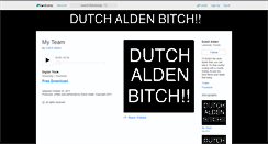 Desktop Screenshot of dutchalden.bandcamp.com