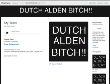 Tablet Screenshot of dutchalden.bandcamp.com