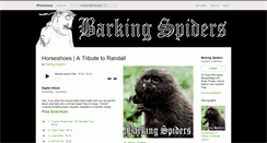 Desktop Screenshot of barkingspiders.bandcamp.com