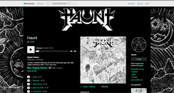 Desktop Screenshot of haunt.bandcamp.com