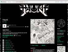 Tablet Screenshot of haunt.bandcamp.com