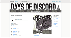 Desktop Screenshot of daysofdiscord.bandcamp.com