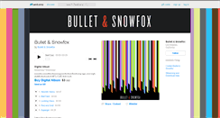 Desktop Screenshot of bulletandsnowfox.bandcamp.com