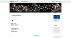 Desktop Screenshot of luckydisaster.bandcamp.com