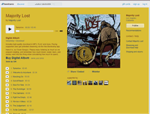 Tablet Screenshot of majoritylost.bandcamp.com