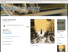 Tablet Screenshot of andyorjenny.bandcamp.com