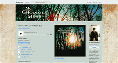 Desktop Screenshot of mygloriousmess.bandcamp.com