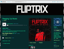 Tablet Screenshot of fliptrix.bandcamp.com