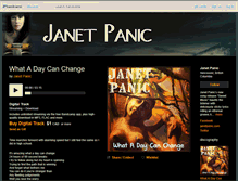 Tablet Screenshot of janetpanic.bandcamp.com