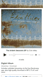 Mobile Screenshot of erinmiley.bandcamp.com