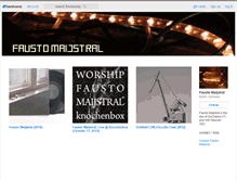 Tablet Screenshot of fausto-maijstral.bandcamp.com