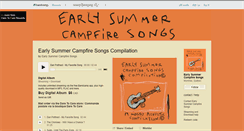 Desktop Screenshot of earlysummercampfiresongs.bandcamp.com