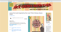 Desktop Screenshot of dickcheneysavesparis.bandcamp.com