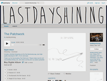 Tablet Screenshot of lastdayshining.bandcamp.com