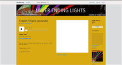 Desktop Screenshot of neverendinglights.bandcamp.com