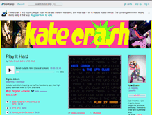 Tablet Screenshot of katecrash.bandcamp.com