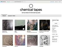 Tablet Screenshot of chemicaltapeslabel.bandcamp.com