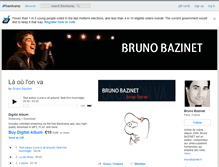 Tablet Screenshot of brunobazinet.bandcamp.com