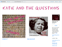 Tablet Screenshot of katieandthequestions.bandcamp.com