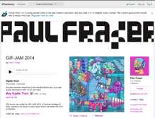 Tablet Screenshot of paulfraser.bandcamp.com
