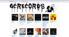 Desktop Screenshot of gcrecords.bandcamp.com