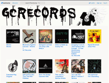 Tablet Screenshot of gcrecords.bandcamp.com