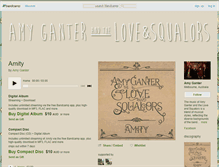 Tablet Screenshot of amyganter.bandcamp.com