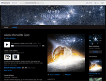 Tablet Screenshot of mareinfinitum.bandcamp.com