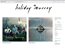 Tablet Screenshot of holidaymurray.bandcamp.com