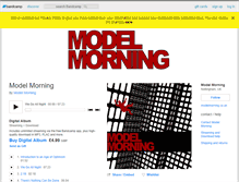 Tablet Screenshot of modelmorning.bandcamp.com