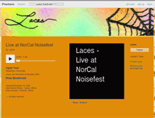 Tablet Screenshot of laces.bandcamp.com