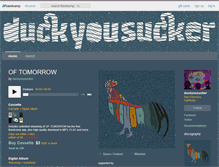 Tablet Screenshot of duckyousucker.bandcamp.com