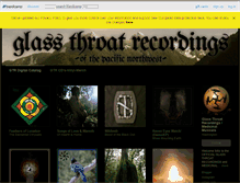 Tablet Screenshot of glassthroatrecordings.bandcamp.com