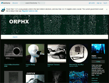 Tablet Screenshot of orphx.bandcamp.com