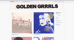 Desktop Screenshot of goldengrrrls.bandcamp.com