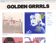 Tablet Screenshot of goldengrrrls.bandcamp.com