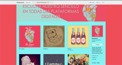 Desktop Screenshot of losreyna.bandcamp.com