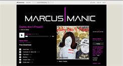 Desktop Screenshot of marcusmanic.bandcamp.com