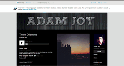 Desktop Screenshot of adamjoy.bandcamp.com