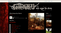 Desktop Screenshot of canons.bandcamp.com